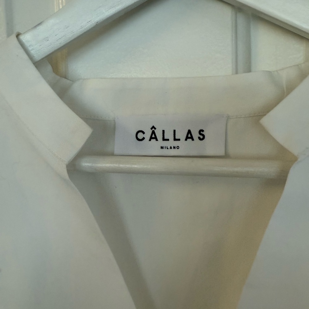 White Women’s Oversized Shirt NWOT - Picture 3 of 4